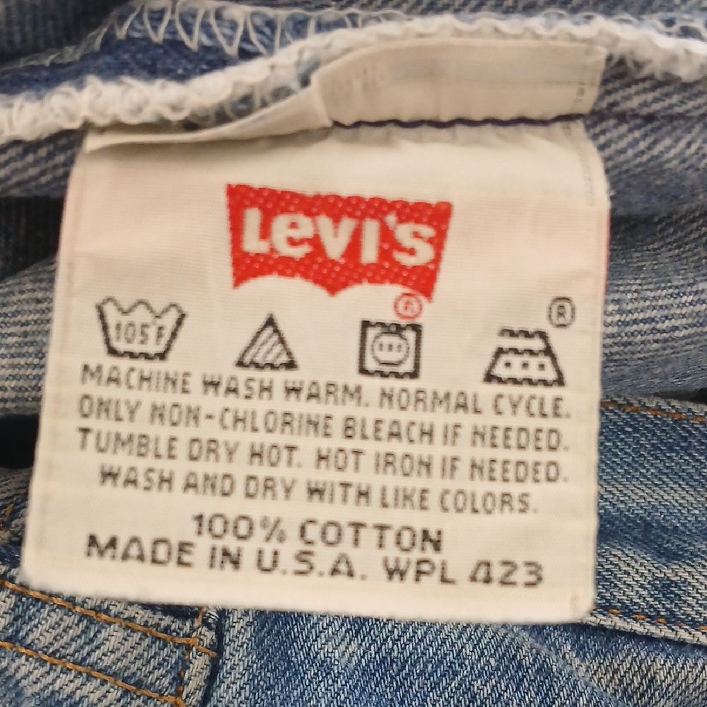 Vintage Levi's Blue Denim Jeans Made In U SA
